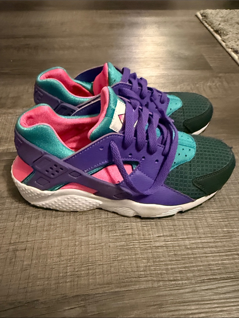 Nike Kids Purple, Teal & Pink Athletic Sneakers